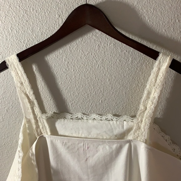 Women’s Within Cami Sz 2X women’s plus Size ivory cotton stretch lace trim boho - Picture 7 of 12
